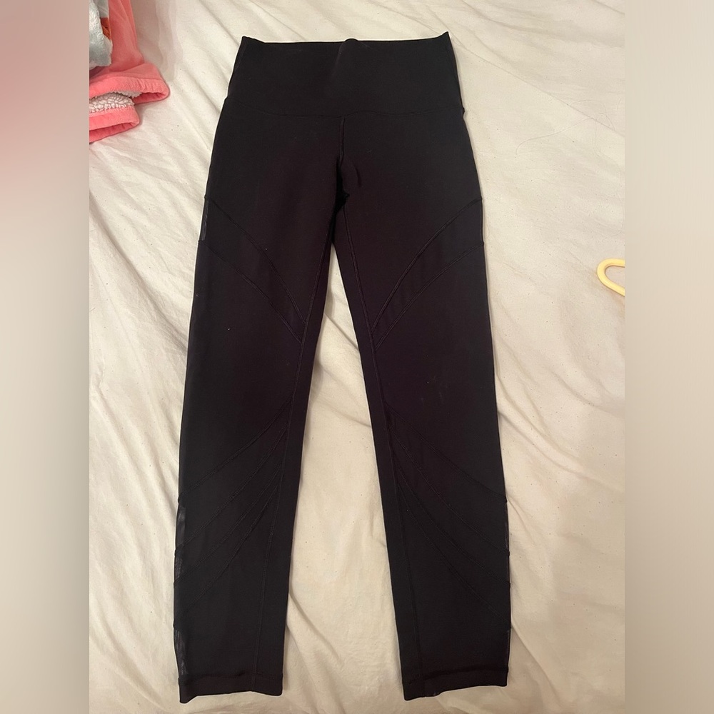 Girls Ivivva (lulumeon kids) leggings black size 12
